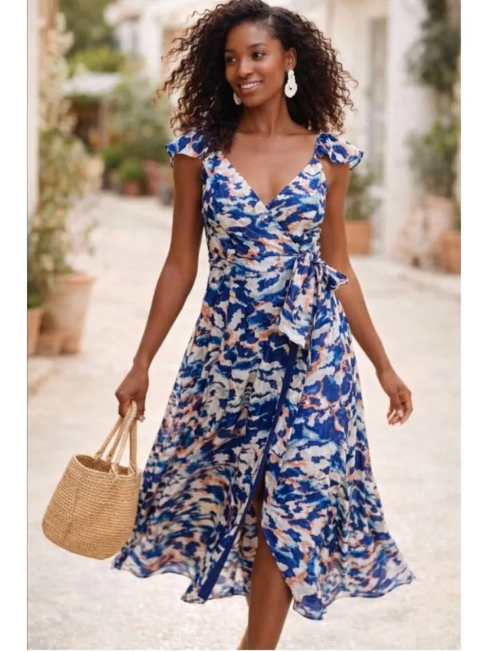 Hutch Anthropologie Kapari Wrap Dress XL Petite NWT